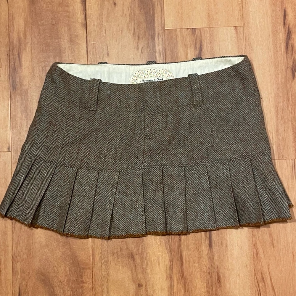 vintage wool abercrombie skirt